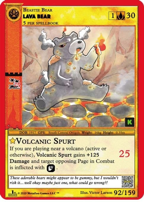 Lava Bear