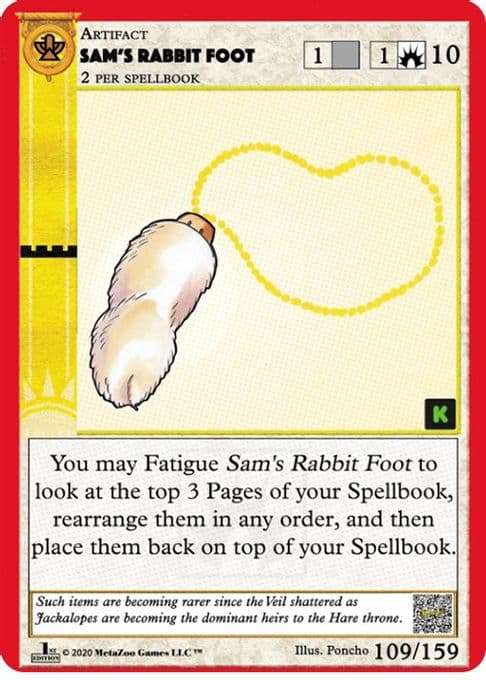 Sam's Rabbit Foot