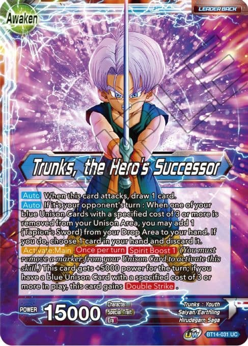 Trunks // Trunks, the Hero's Successor