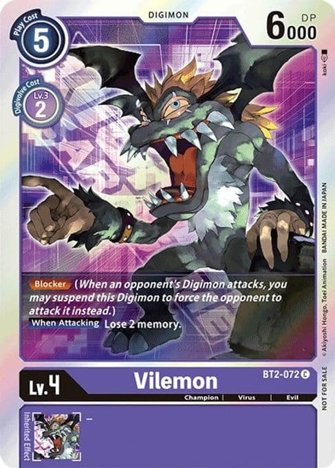 Vilemon - BT2-072 (Event Pack 1)