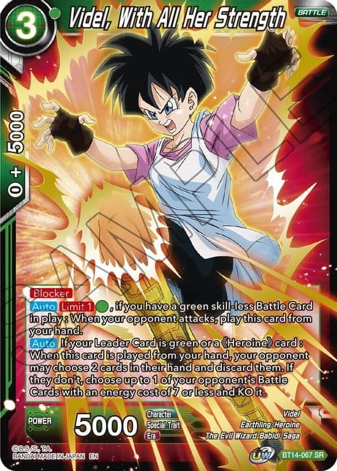 Videl, With All Her Strength