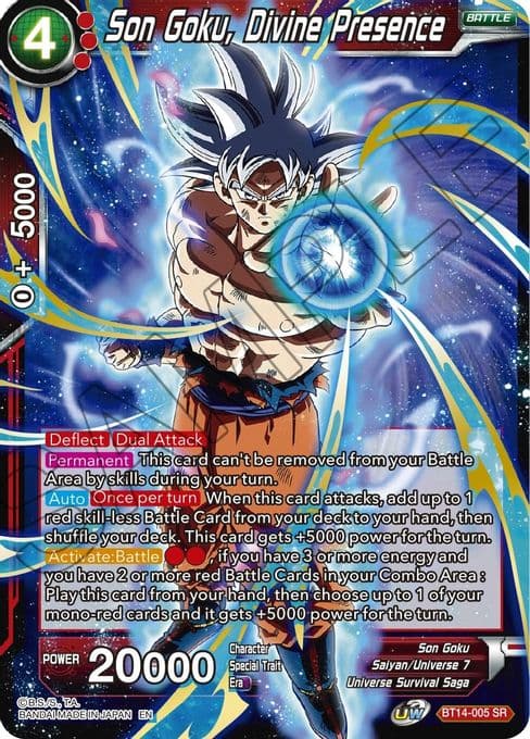 Son Goku, Divine Presence