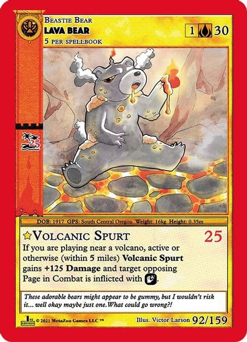 Lava Bear