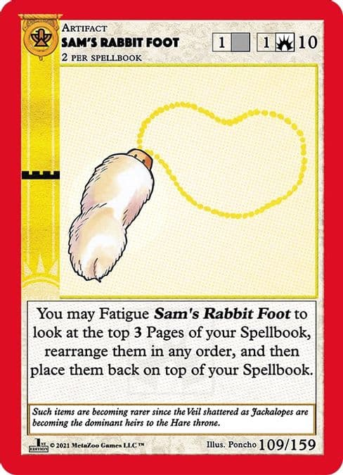 Sam's Rabbit Foot