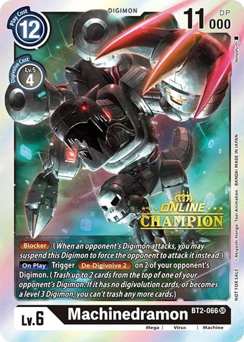 Machinedramon - BT2-066 (2021 Championship Online Regional) [Online Champion]