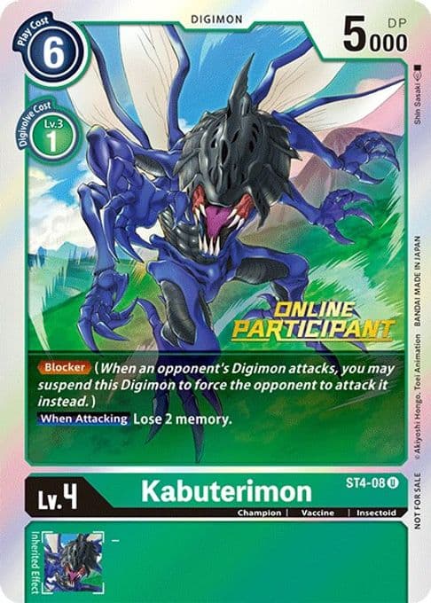 Kabuterimon - ST4-08 (2021 Championship Online Regional) [Online Participant]