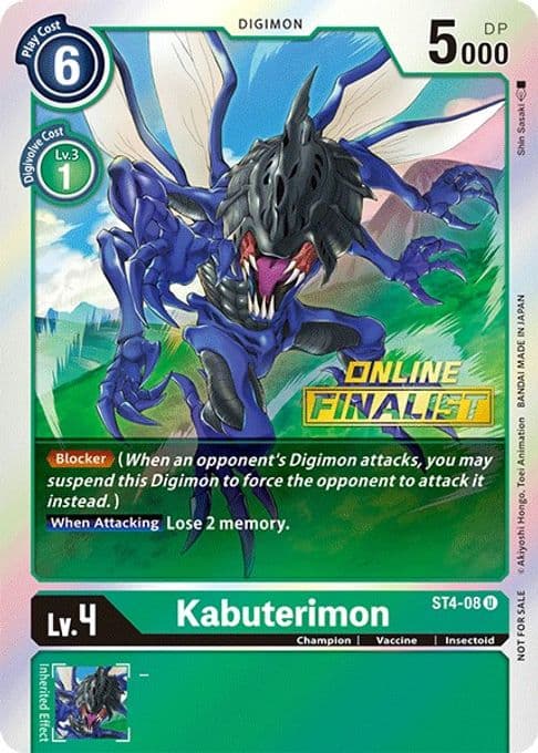 Kabuterimon - ST4-08 (2021 Championship Online Regional) [Online Finalist]