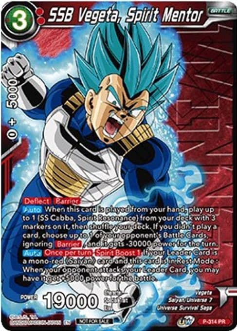 SSB Vegeta, Spirit Mentor (Winner Stamped)