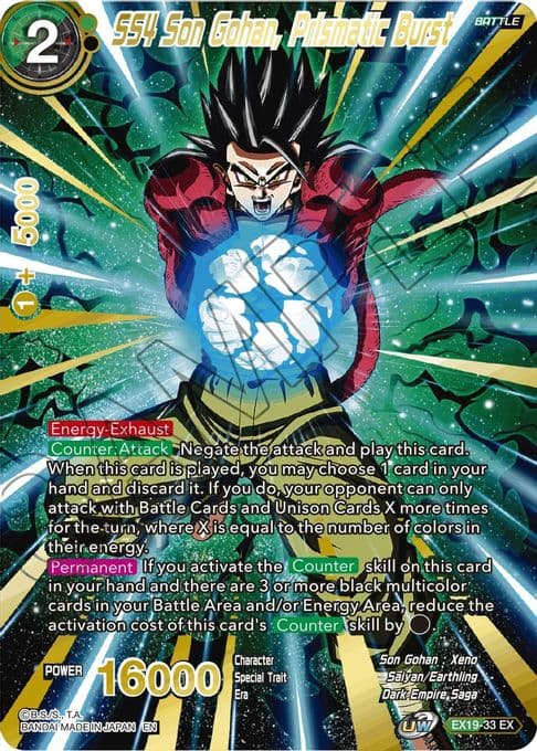SS4 Son Gohan, Prismatic Burst