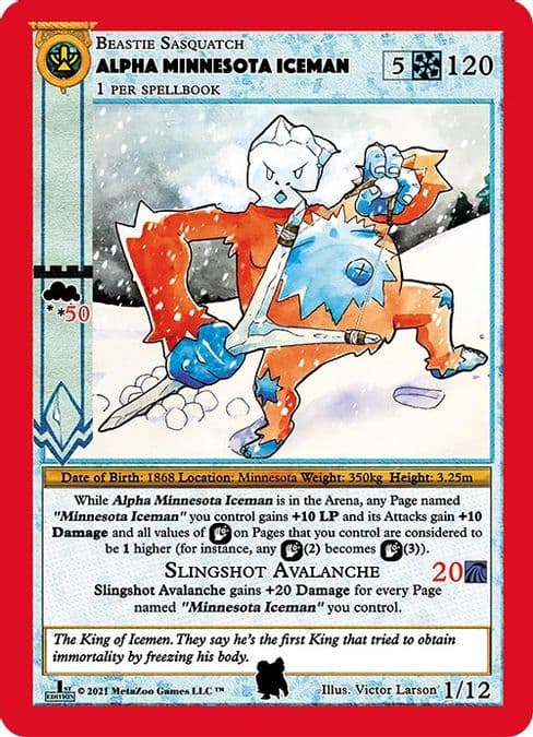 Alpha Minnesota Iceman