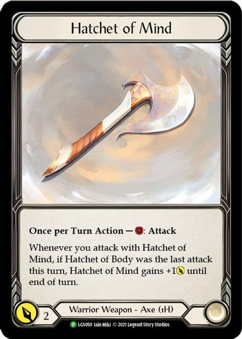 Hatchet of Mind - LGS050