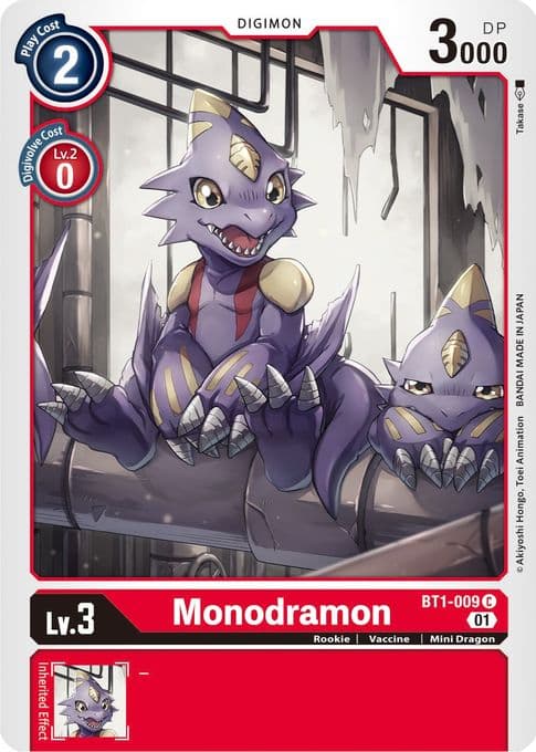 Monodramon - BT1-009 (Alternate Art)