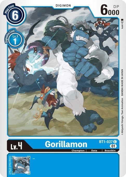 Gorillamon - BT1-037 (Alternate Art)