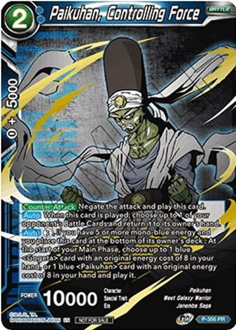 Paikuhan, Controlling Force (Championship Pack 2021 Vol.3) (Winner Gold Stamped)