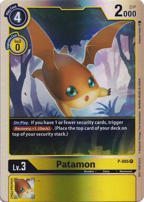 Patamon - P-005 (Rainbow Foil)
