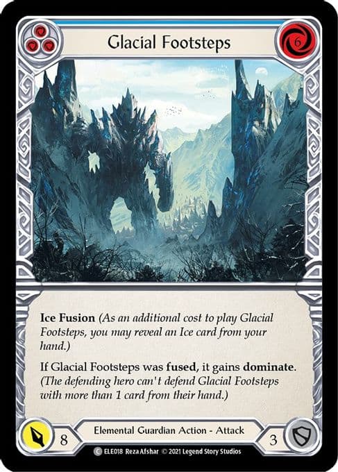 Glacial Footsteps (Blue)
