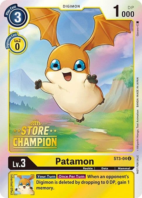 Patamon - ST3-04 (Store Champion)