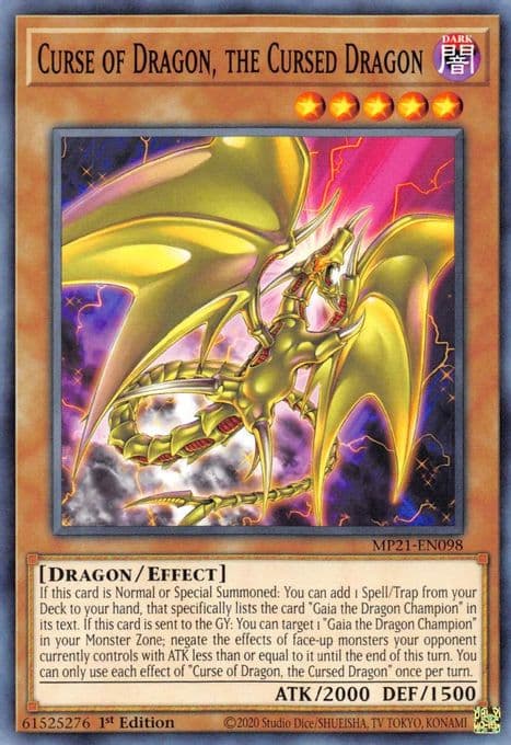 Curse of Dragon, the Cursed Dragon