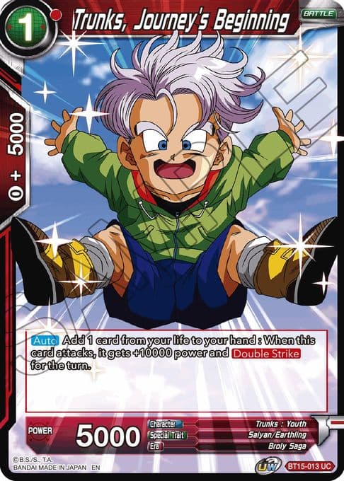 Trunks, Journey's Beginning