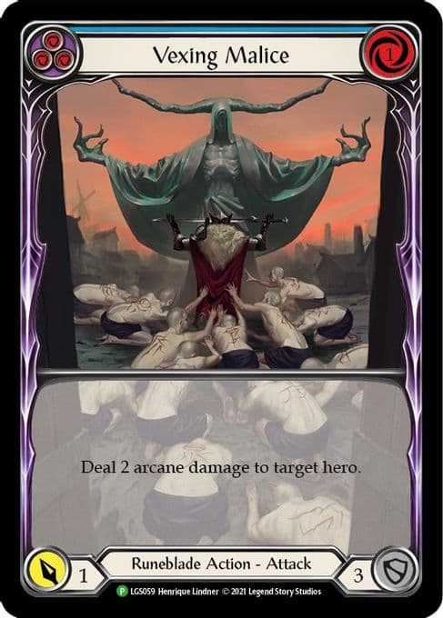 Vexing Malice (Blue) (Extended Art) - LGS059
