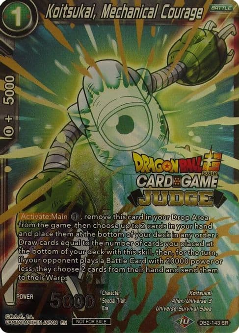Koitsukai, Mechanical Courage