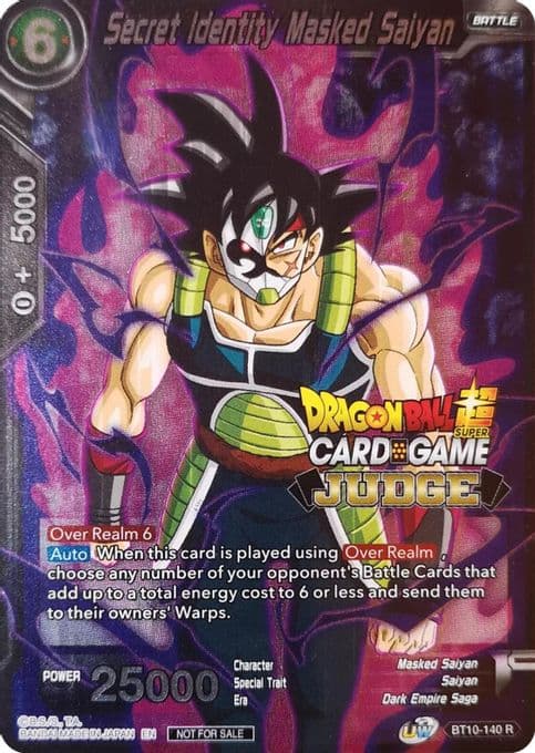 Secret Identity Masked Saiyan
