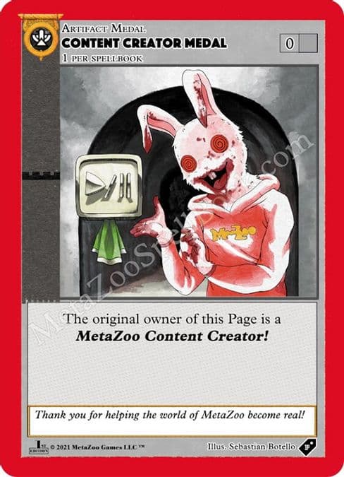 Content Creator Medal