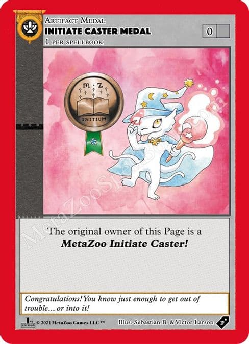 Initiate Caster Medal