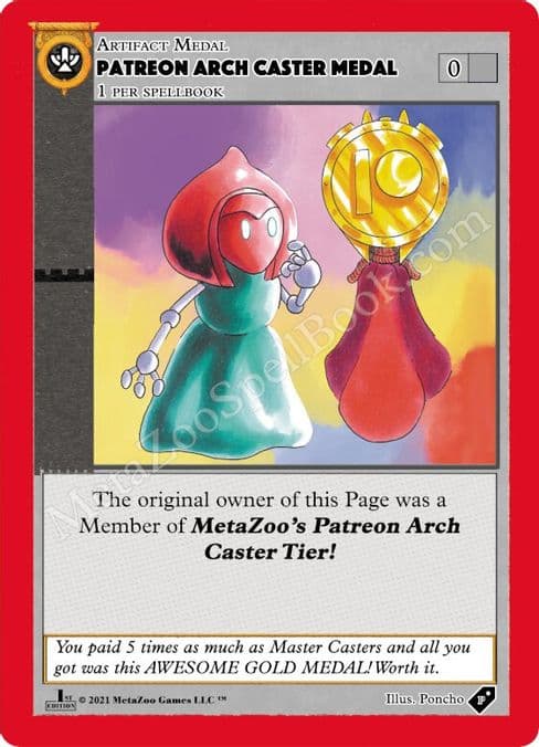 Patreon Arch Caster Medal