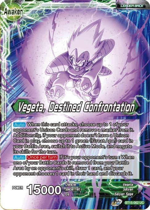 Vegeta // Vegeta, Destined Confrontation