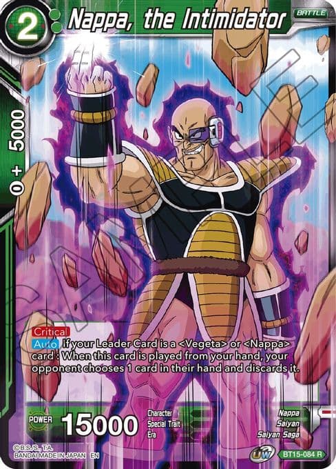 Nappa, the Intimidator