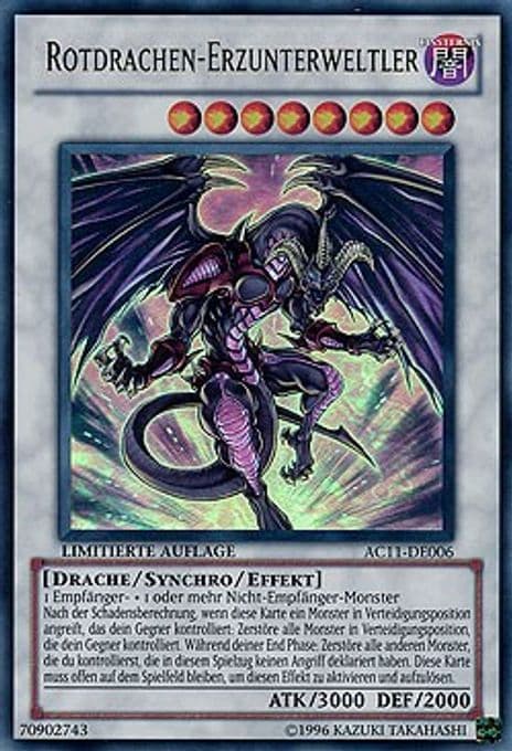 Red Dragon Archfiend (German) - "Rotdrachen-Erzunterweltler"