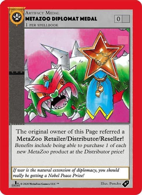 Metazoo Diplomat Medal