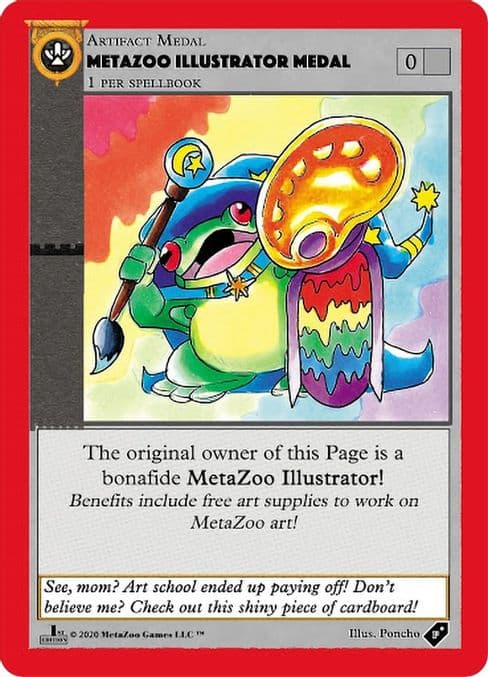 Metazoo Illustrator Medal
