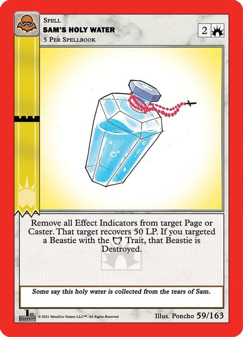 Sam's Holy Water