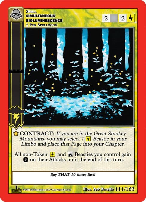 Simultaneous Bioluminescence