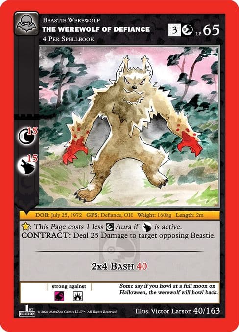 The Werewolf Of Defiance