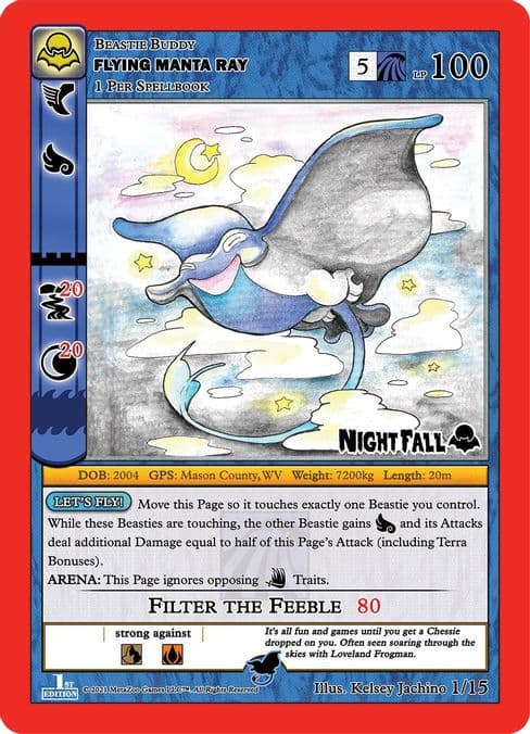 Flying Manta Ray