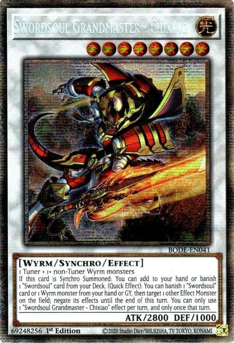 Swordsoul Grandmaster - Chixiao (Starlight Rare)