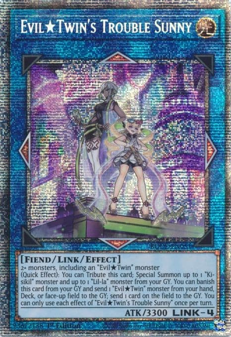 Evil Twin's Trouble Sunny (Starlight Rare)