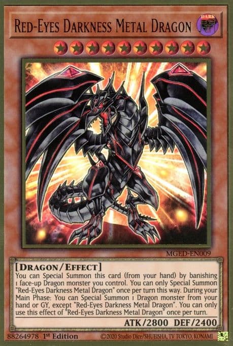 Red-Eyes Darkness Metal Dragon