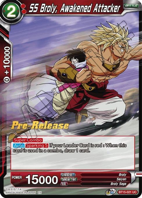 SS Broly, Awakened Attacker
