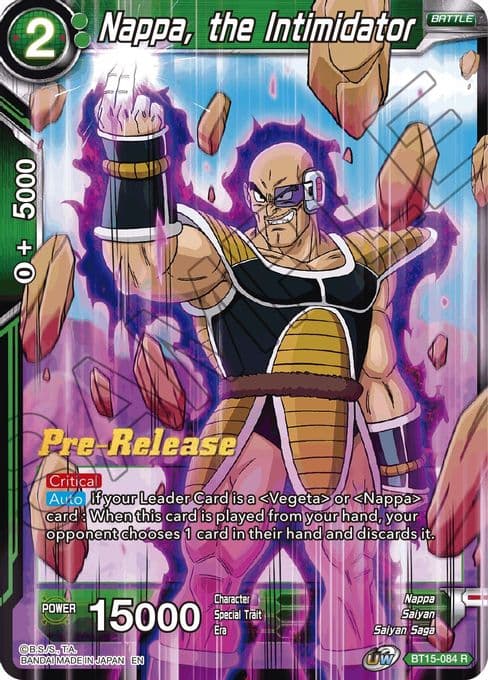 Nappa, the Intimidator