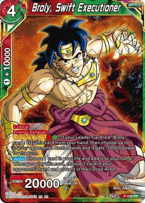 Broly, Swift Executioner