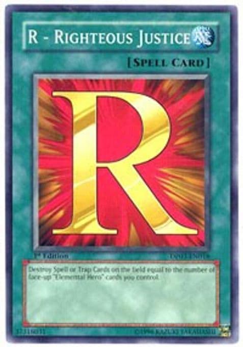 R - Righteous Justice