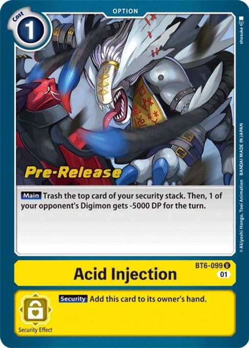 Acid Injection