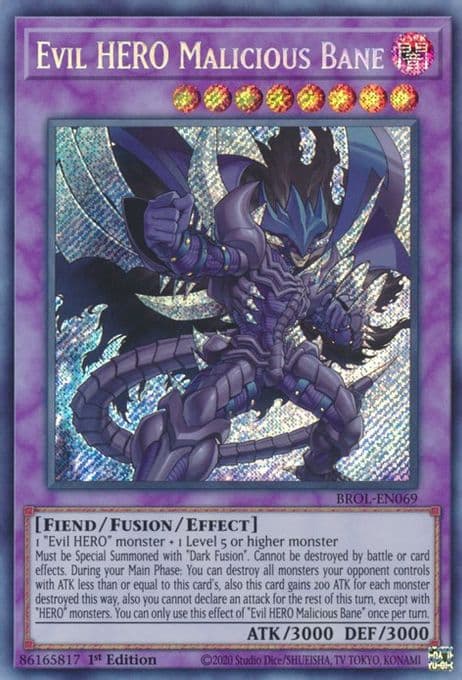 Evil HERO Malicious Bane