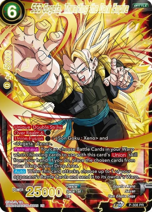 SS3 Gogeta, Thwarting the Dark Empire (Gold Stamped)