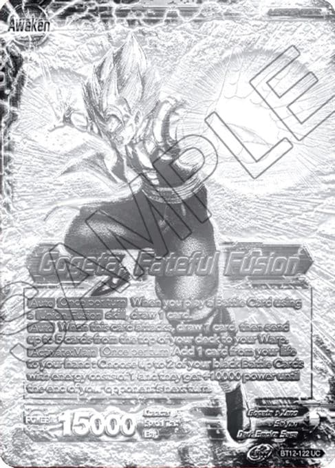Son Goku & Vegeta // Gogeta, Fateful Fusion (2021 Championship Top 16) (Metal Silver Foil)