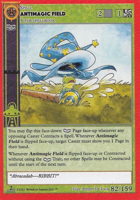 Antimagic Field